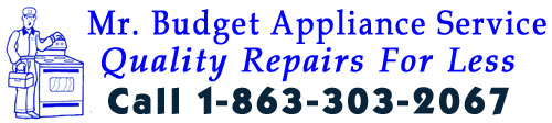 Mr. Budget Appliance Repair Service serves Davenport Florida and the Polk County Florida area
